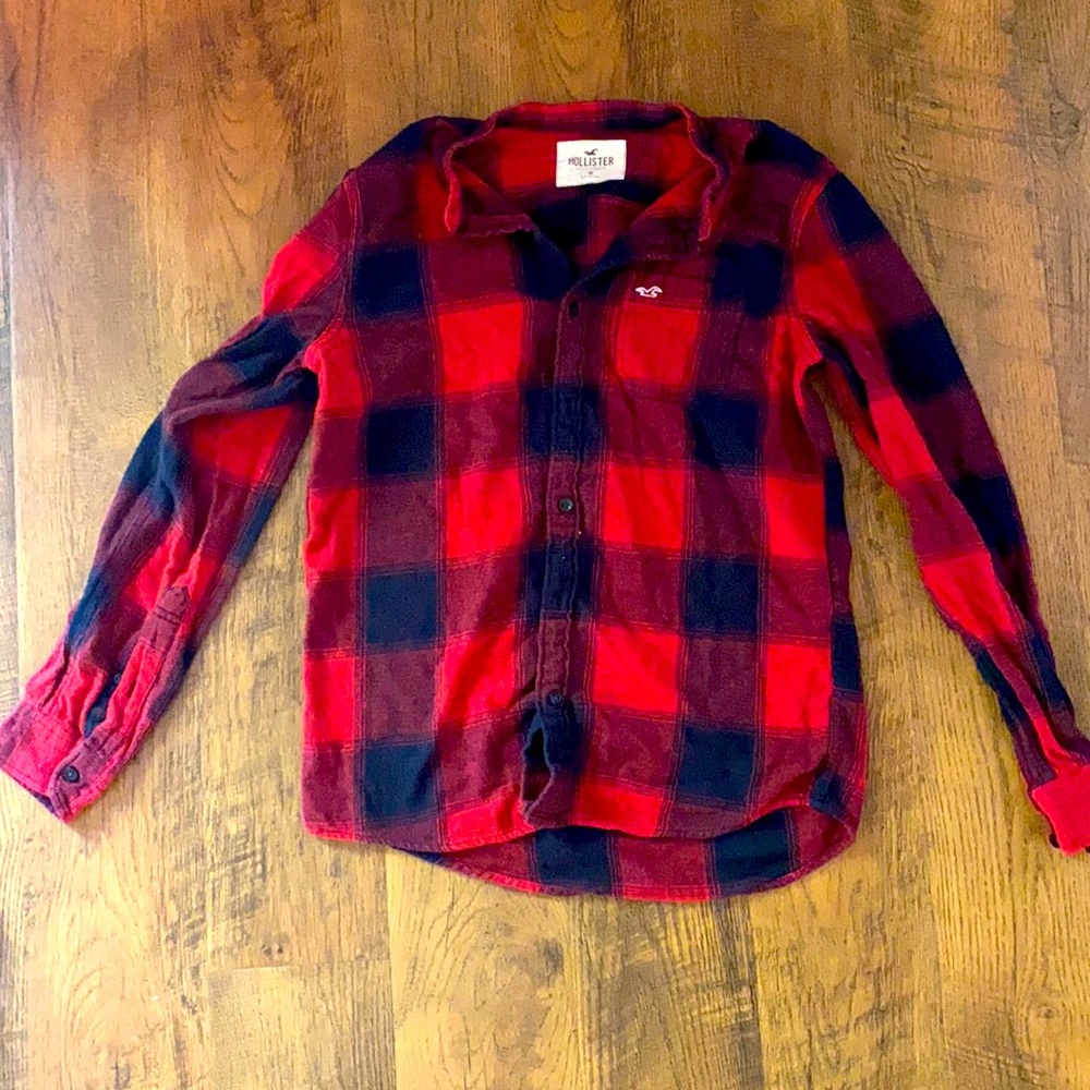 Men’s Hollister Shirt Red M size